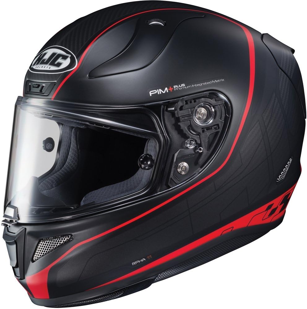 HJC RPHA-11 Pro Riberte - Full-Face Street Motorcycle Helmet - Black/Red SF - X-Large