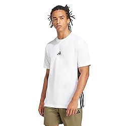 adidas Men's Essentials 3-Stripes Single Jersey