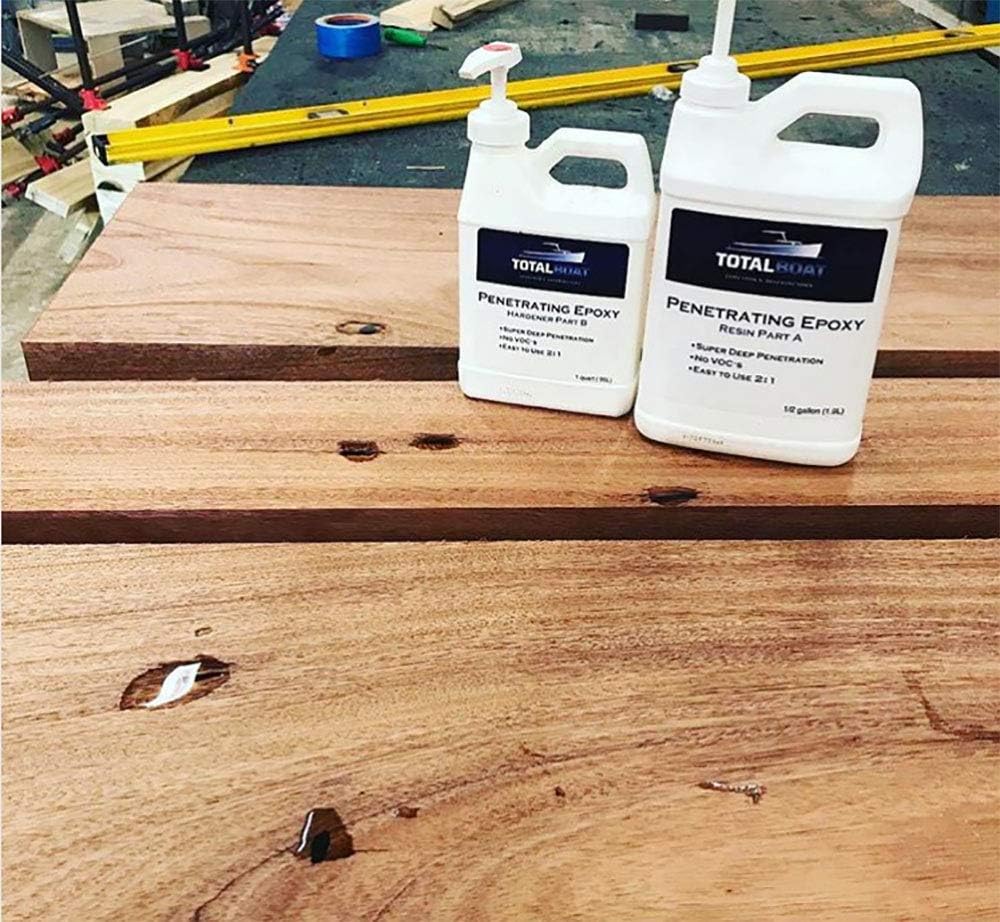 Totalboat Penetrating Epoxy Quart Cold Weather Amazon Com