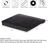 Vlio USB 3.0 External CD DVD Drive Portable Slim Player Writer Reader Mac/Win view 3