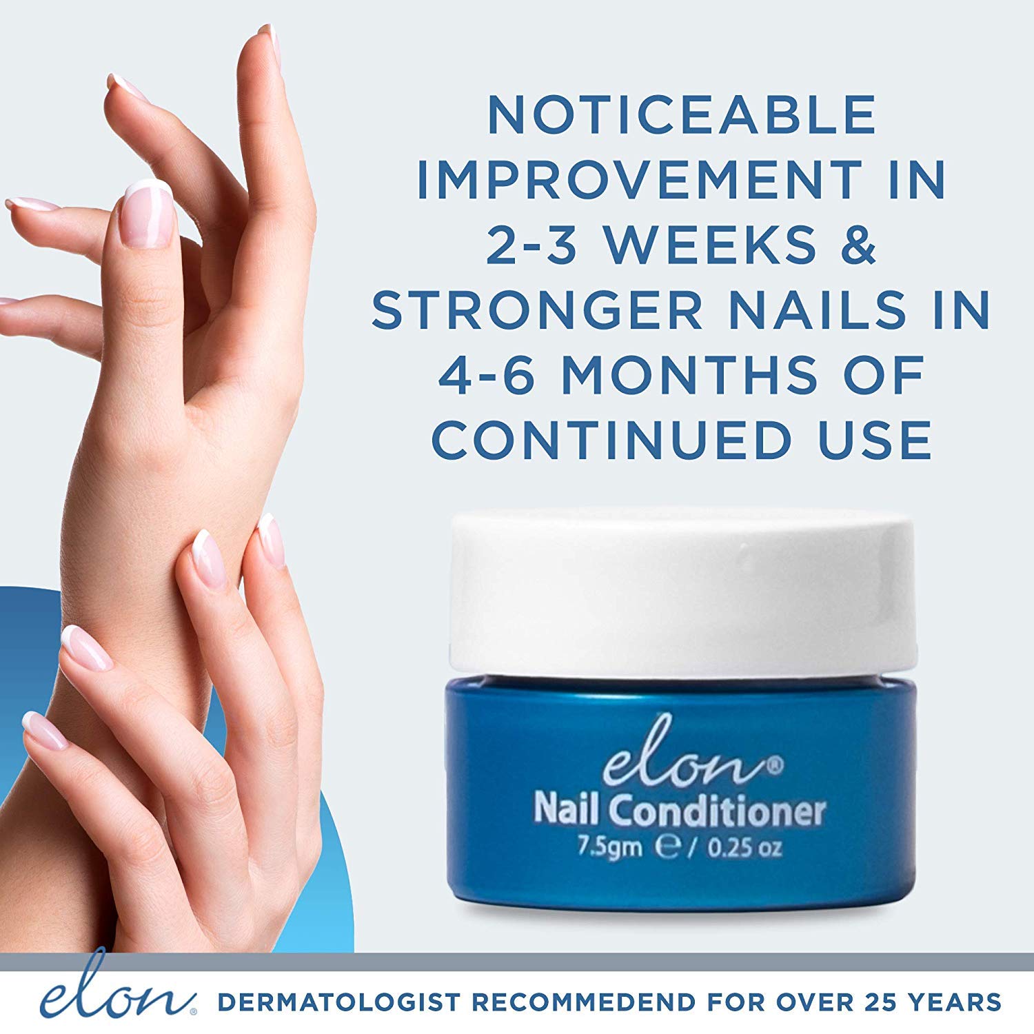 Elon Lanolin - Rich Nail Strengthener 10g Tube + 7.5g Jar | Nail Cuticle Conditioner Cream Repairs, Protects and Strengthens | Recommended by Dermatologists and Podiatrists : Beauty