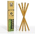 Panda Straws: Reusable Bamboo Straws, High-End, BPA free, Durable, Fully Sustainable, Eco Friendly