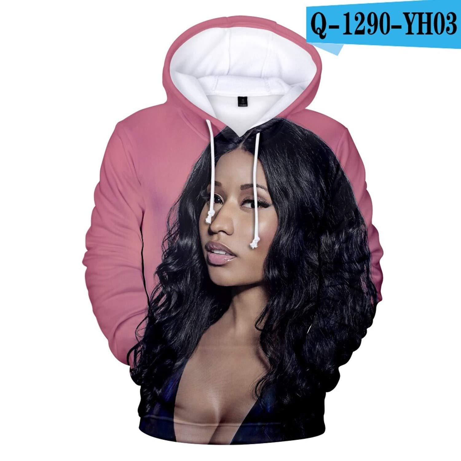Hoodies Casual Printed Nicki T-Shirt Minaj I Love Sweatshirt ...