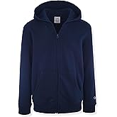 Champion Boys Zip Front Fleece Hoodie Sweatshirt for Kids