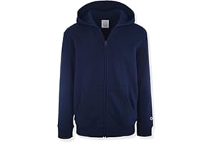 Champion Boys Zip Front Fleece Hoodie Sweatshirt for Kids