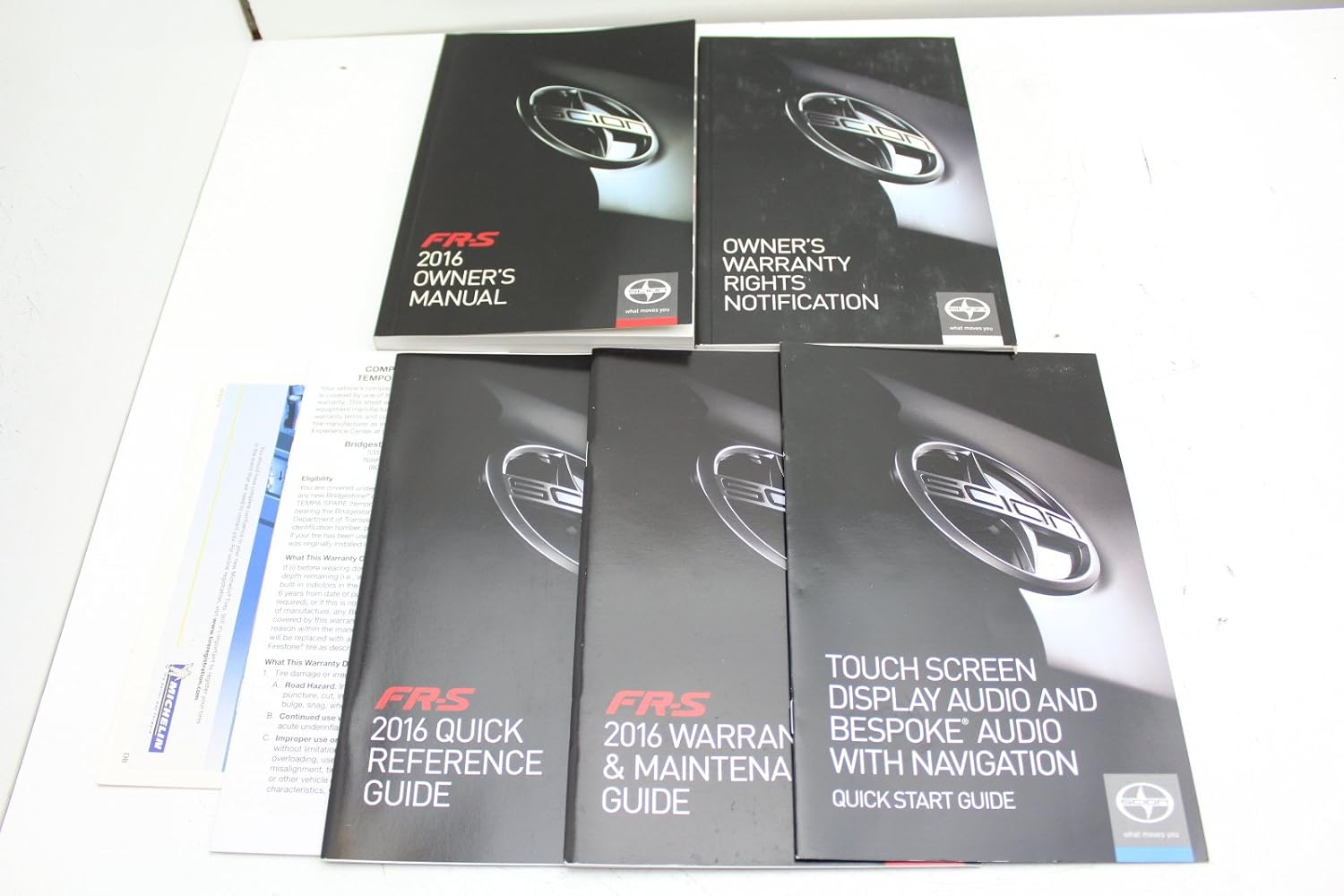 Amazon.com: 16 Scion FR-S Vehicle Owners Manual Handbook Guide: Everything  Else