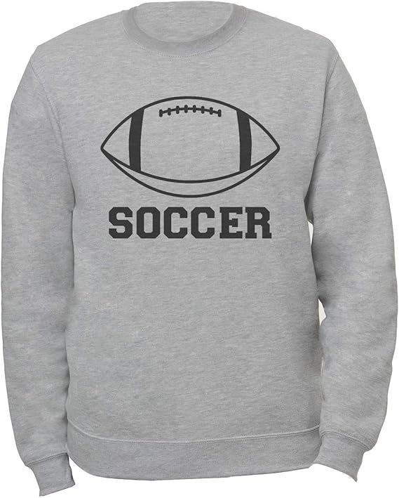 Soccer American Football Unisex Women Men Sweatshirt Pullover Amazon