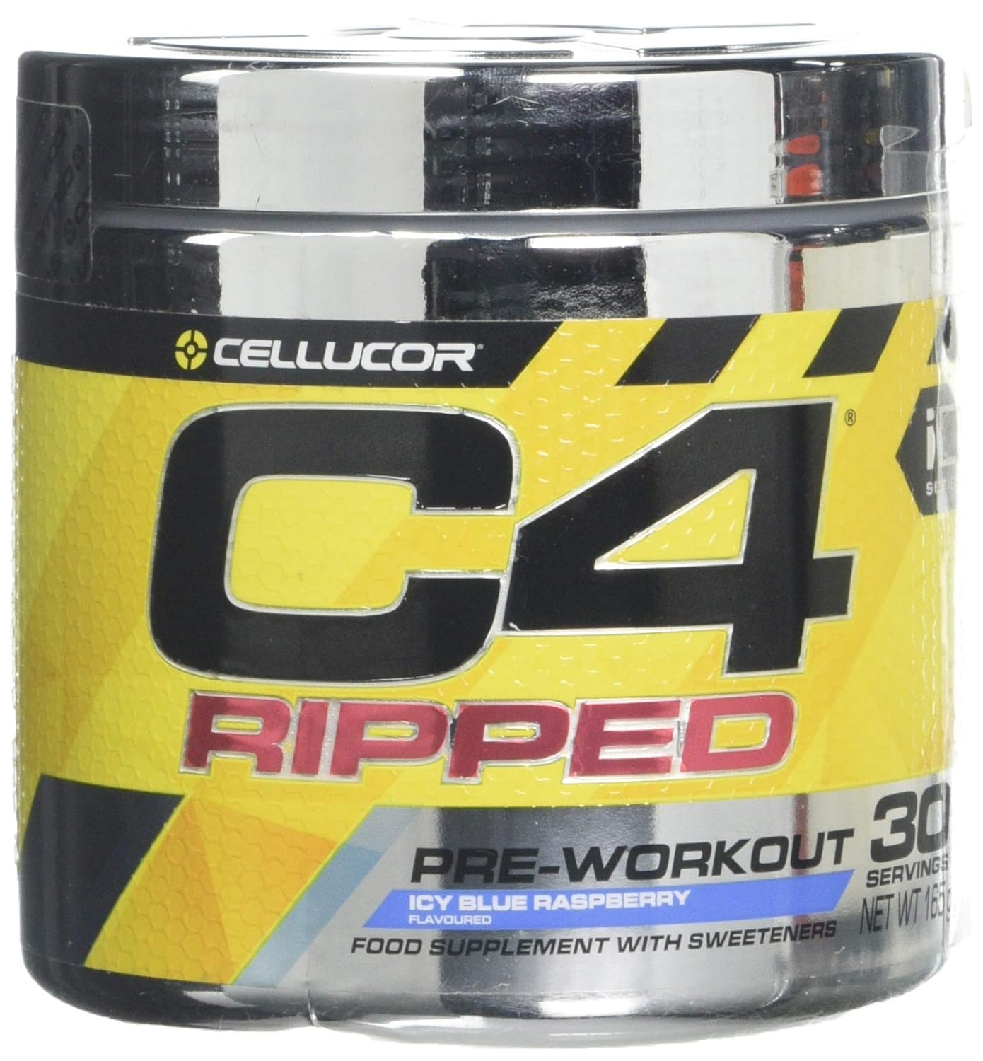 Cellucor C4 Ripped Pre Workout Powder, Energy & Thermogenic Fat Burner Supplement for Men