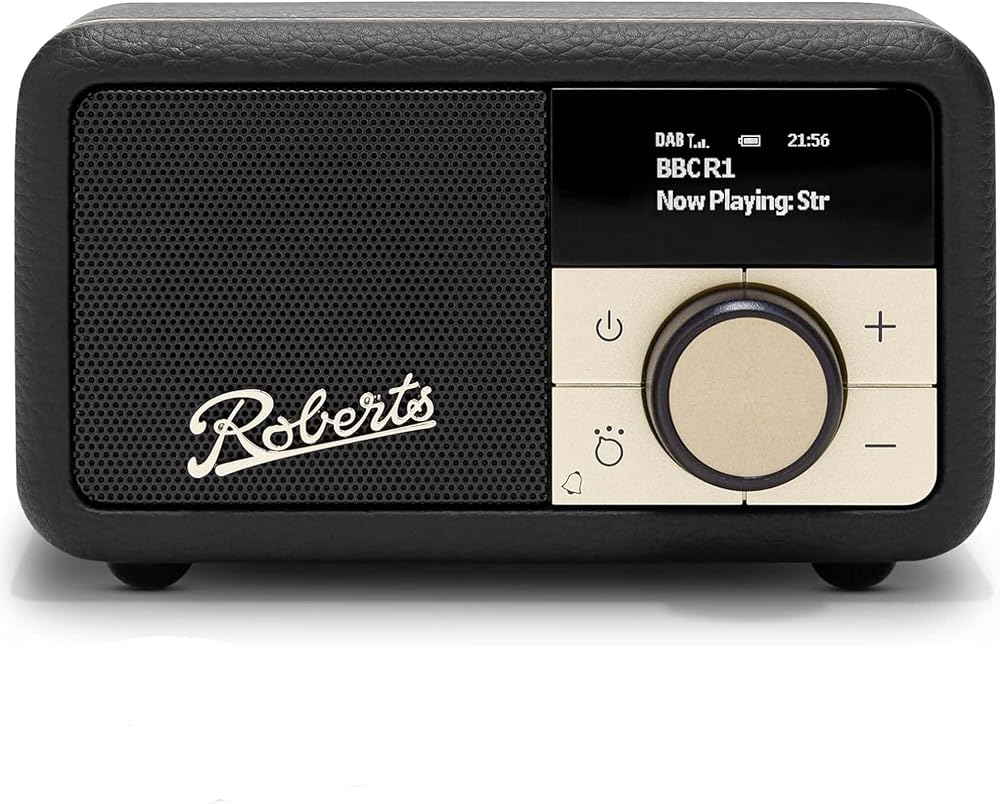 Roberts Revival PETITE2 FM DAB DAB+ Digital Radio with Bluetooth Black