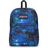 JanSport SuperBreak One Backpack - Durable, Lightweight Bookbag with 1 Main Compartment, Front Utility Pocket with Built-in Organizer - Premium Backpack, Cyberspace Galaxy