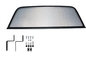 GermanTuningParts Déflecteur de vent pour Triumph TR4,TR5,TR6 (1964-1976) - Pliable - Noir | Filet Anti-Remous Coupe | Déflec