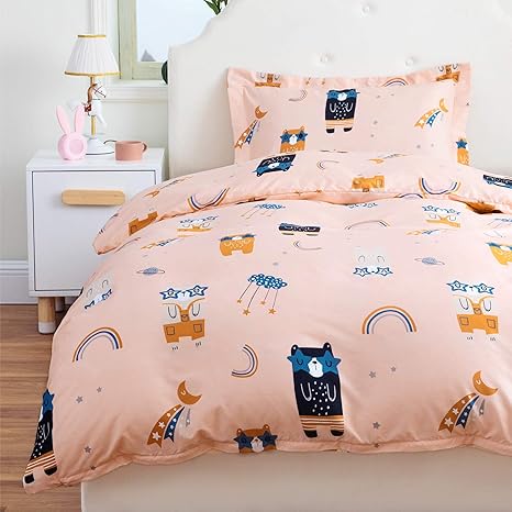 cot bed duvet and pillow cover set