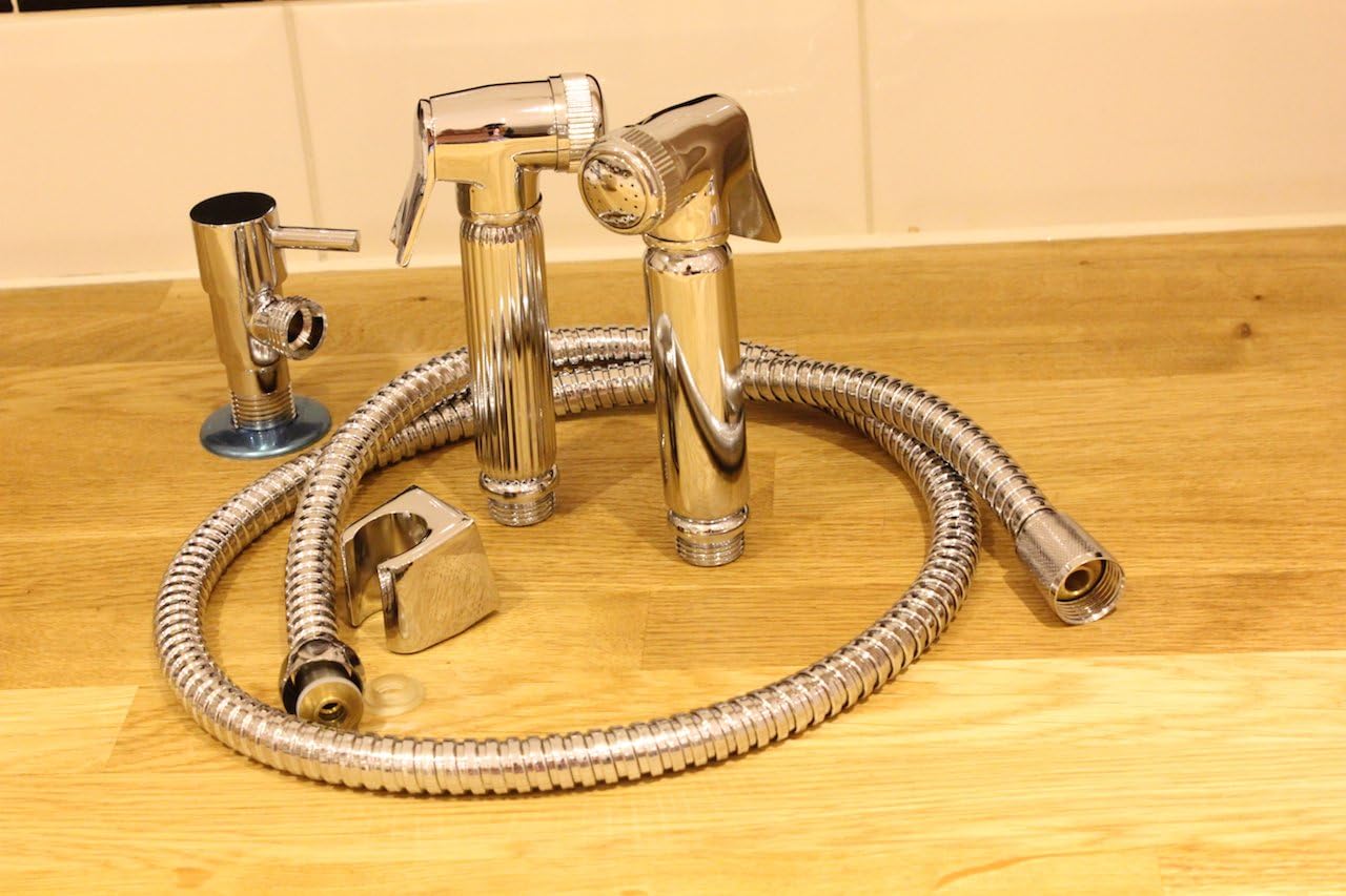 Muslim Shower shattaf hand held bidet chrome plated shower spray