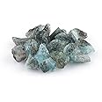 CRYSTALIS 100 cts Natural Moss Aquamarine Wholesale Loose Gemstone Bulk, Crystals Raw Rough Stones for Cabbing, Tumbling, Cutting, Lapidary, Polishing, Reiki Healing Wire Wrapping, DIY, Gem Collection