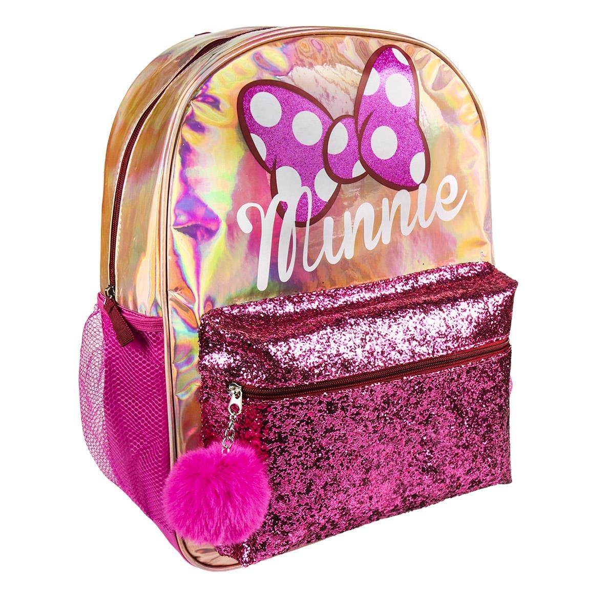 Artesania Cerda Mochila Casual Moda Minnie School Backpack, 40 cm, Pink (Rosa)