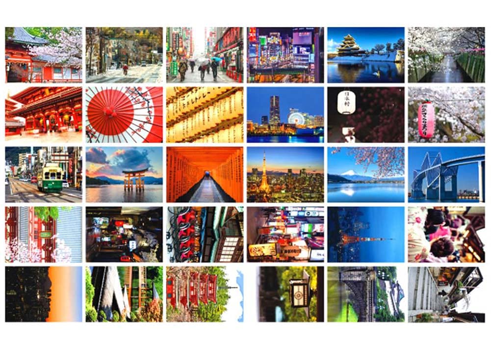 Beautiful World Travel Scenery Post Cards Artistic Retro Postcards 30 PCS- Japanese