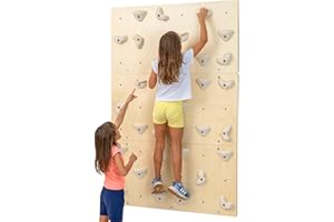 RABA SPORTS CO Gold Medal Sports XL Rock Climbing Wall for Kids, Climbing Wall for Kids Indoor, Indoor Rock Climbing Wall for Kids, Rock Climbing Wall, Rock Climbing Holds, Kids Climbing Wall, Indoor Climbing Wall