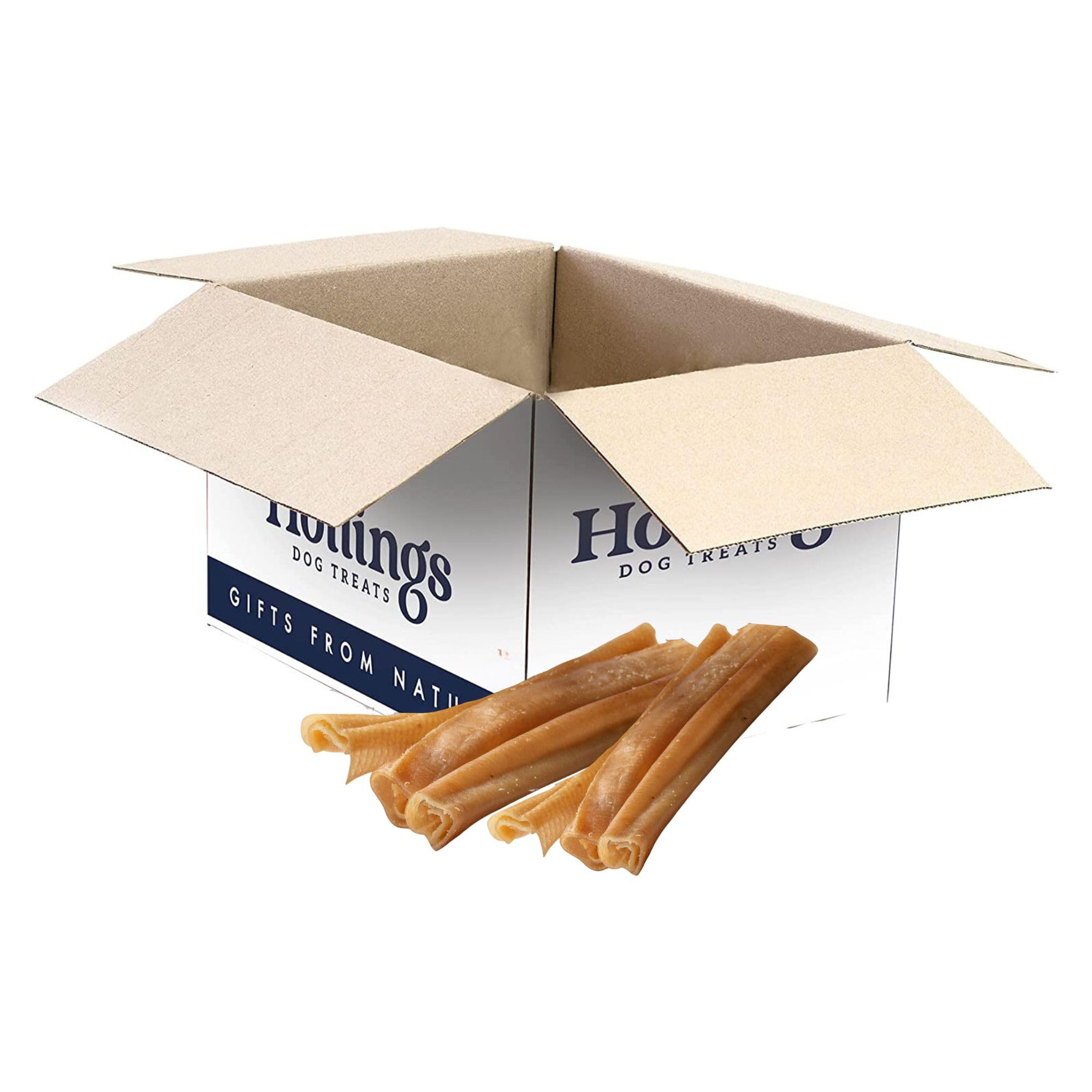 Hollings Pork Rolls Dog Treats, 100% Natural Air Dried Long Lasting Chews for Adult Dogs, Grain Free & High in Protein (Pack of 30)