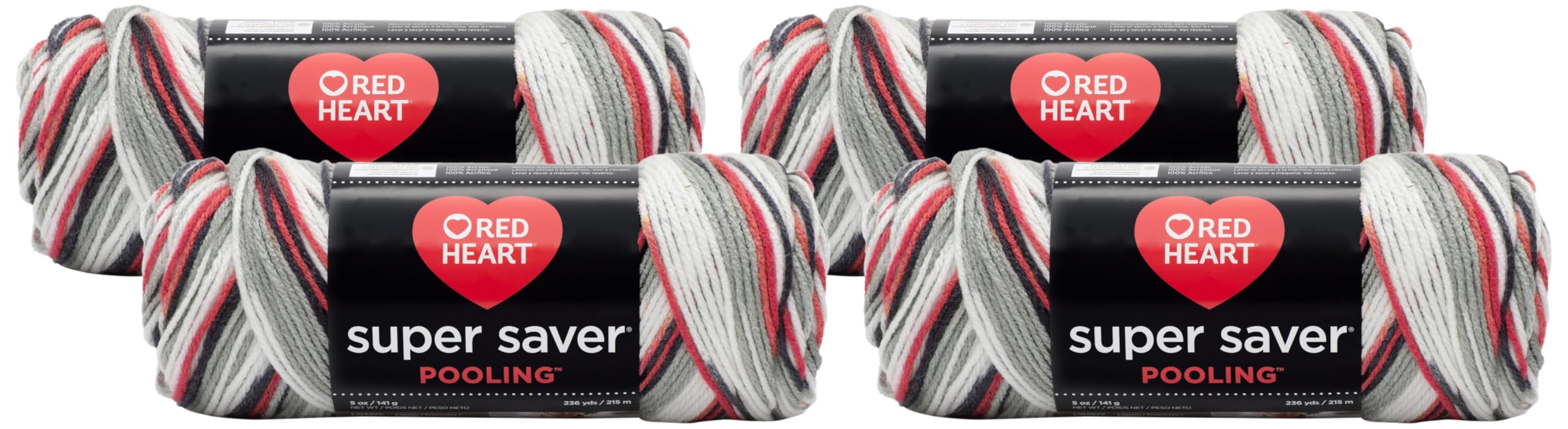 Red Heart Super Saver Pooling Haute Pooling, 708 Foot (Pack of 4) Image