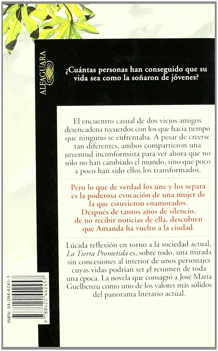 La Tierra Prometida Hispanica Spanish Edition Guelbenzu Jose Maria 9788420442457 Amazon Com Books