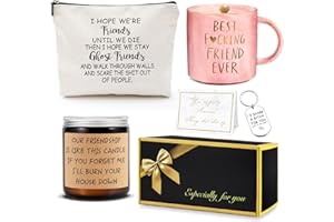 YENCHORN Gifts for Women Best Friends Birthday Friendship Gifts for Women Friends Female Gifts Basket Unique Bff Gifts Bestfriend Birthday Gifts Bestie Gifts
