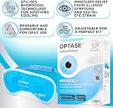 Optase Cooling Mask HydroCool Reusable Eye Mask Allergy Dry Eye Relief view 2