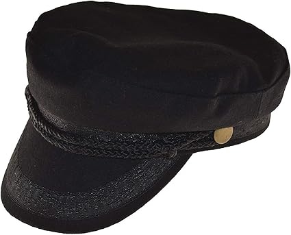 black sailor cap