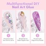 Makartt No Wipe Rhinestone Glue 30g Nail Gems 3D Nail Gel Adhesive view 3