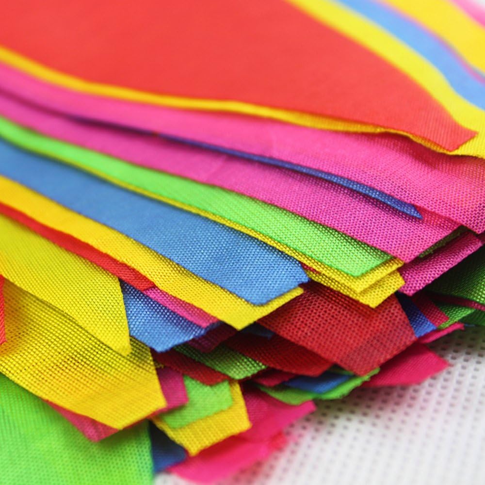 Novelty Place 100ft Bunting Banner - 75 Flags Multicolor Triangle Banner for Outdoor Birthday Party Grand Opening Christmas Decorations - Image 3