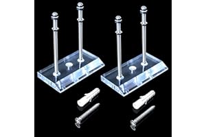 YHNTGB 2 Pack Skateboard Wall Mount with Installation Screws Skateboard Display Mount Skateboard Hanger for Safely Store and Display Your skis Snowboards Scooters longboards and More