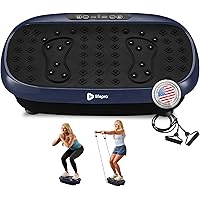 LifePro Hexaplate Lite Vibration Plate Exercise Machine with Magnetic Acupoints -Vibration Plate Machine for Full Body Workou