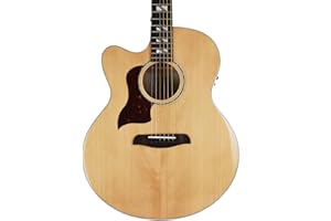 Sawtooth Maple Series Left-Handed Acoustic-Electric Cutaway Jumbo Guitar