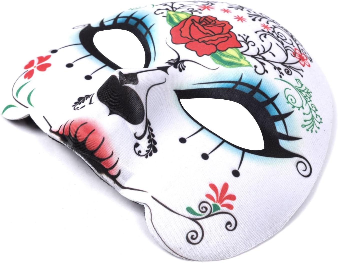 Women's Day Of The Dead Sugar Skull Mask - "Maria", Multi-coloured - Image 3