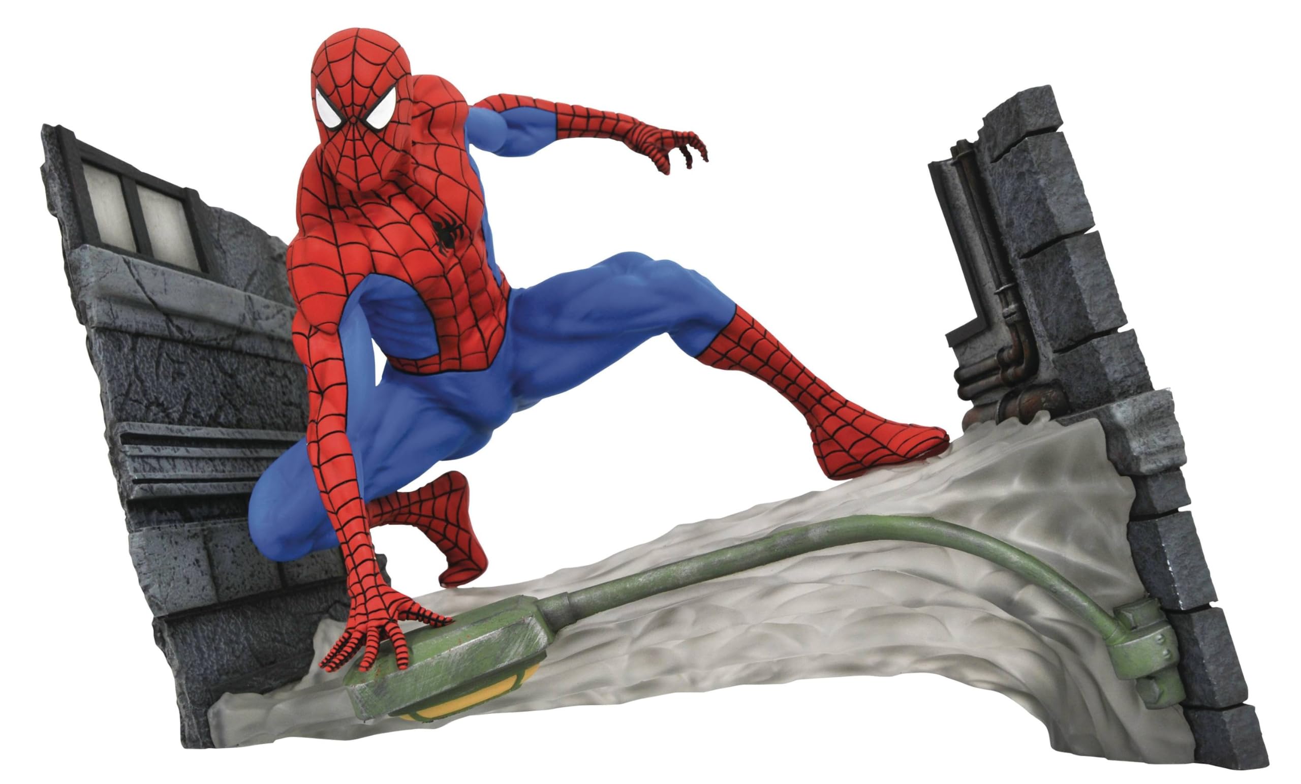 Marvel Comics Spider-Man Comic Webbing PVC Diorama