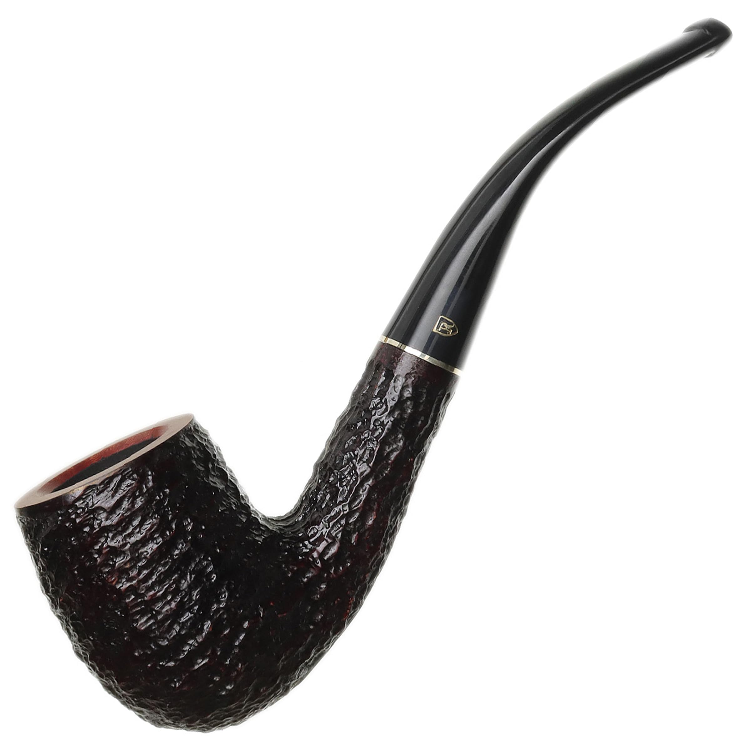 Savinelli Pipes Roma Collection - Pipa de madera de brezo inspirada en Roma, hecha a mano en Italia, 0.236 in (marrón 606 KS)