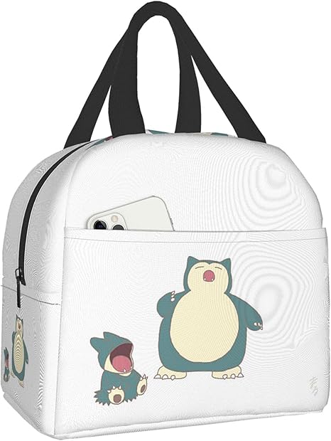 Amazon ゴンベ カビゴン ランチバッグ 保温バッグ Danesi お弁当バッグ お弁当袋 ランチトート ミニトート 手提げ 大容量 軽量 通勤 通学 保温 保冷 防水 可愛い 男女兼用 おしゃれ 人気 プレゼント アニメ キャラクター ランチバッグ ランチ巾着 ランチベルト