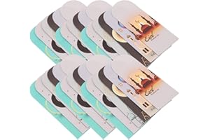 CAXUSD 36pcs Eid Mubarak Envelopes Set with Greeting Card Bags Ramadan Money Storage for Festival