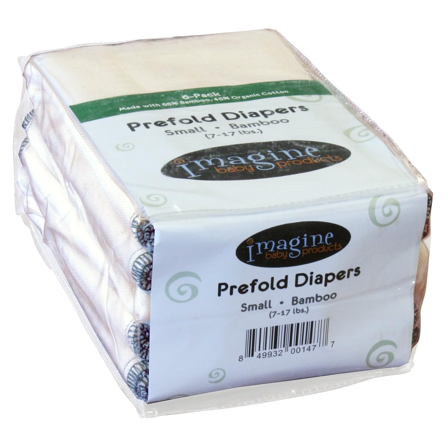 imagine bamboo prefolds