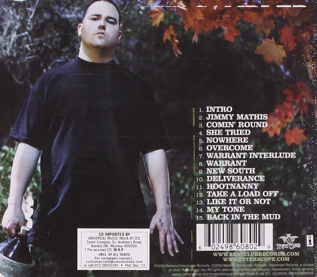 Deliverance [PA] by Bubba Sparxxx (CD, Sep-2003  (0602498608029)