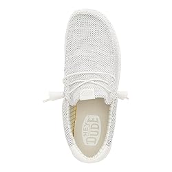 HEYDUDE Wally Stretch Sox Storm White Size