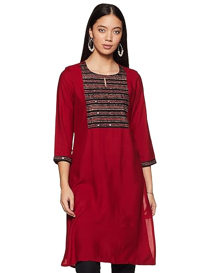 Women's Rayon straight Kurta