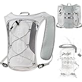 Runlight Running Vest for Women Men, Adjustable Hydration Backpack Breathable Reflective with 1.5L Water Bladder for Hiking, Trail, Running, Marathons, Cycling