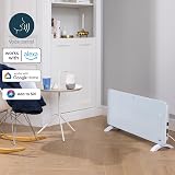 Princess 2000W Smart Electric Convection Heater Panel Glass White App Control view 6
