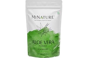 minature 100% Aloe Vera Powder (Aloe Barbadenis) 227g (8 oz)| Pure Aloe Vera Leaf Powder
