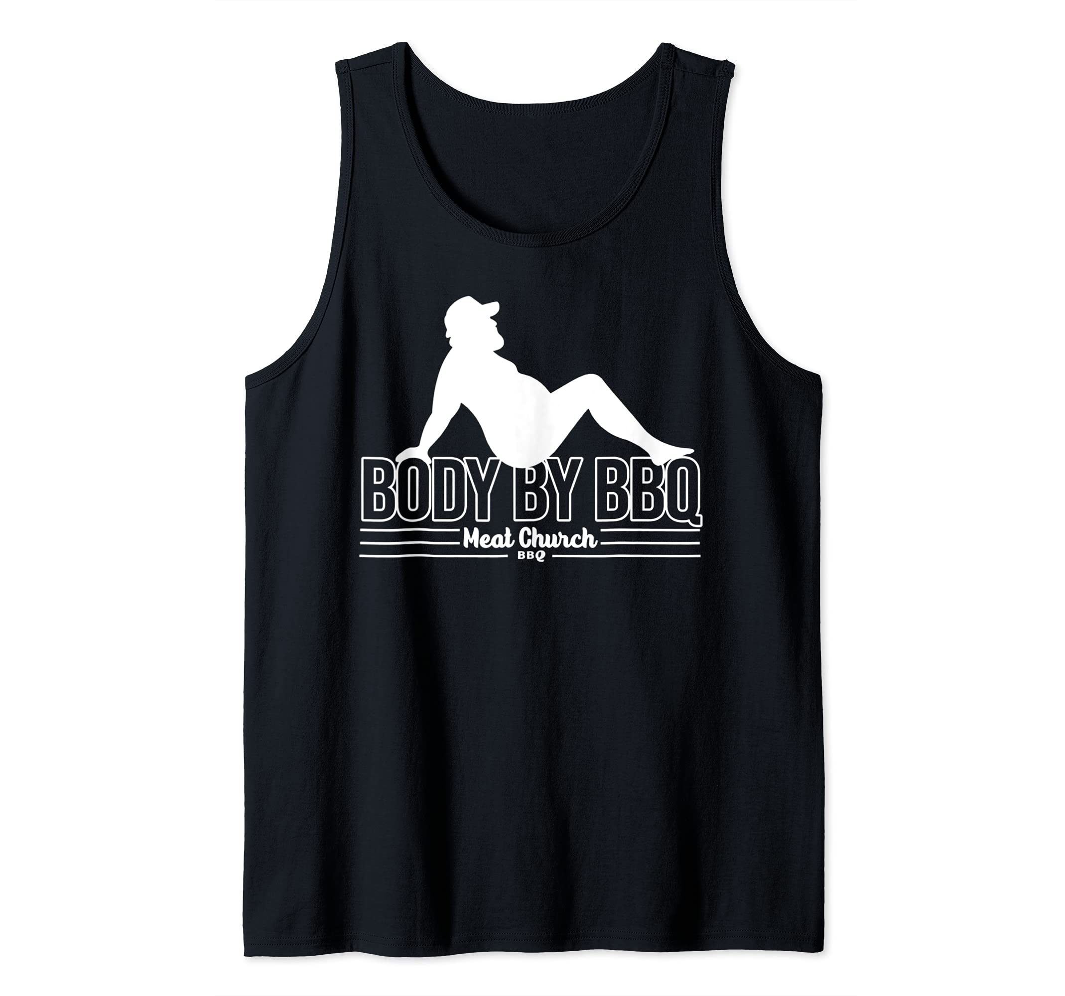 Photo 1 of ***different color*** similar item***see pic***Mens Mens Funny Body By BBQ Vintage Meat Church Tank Top