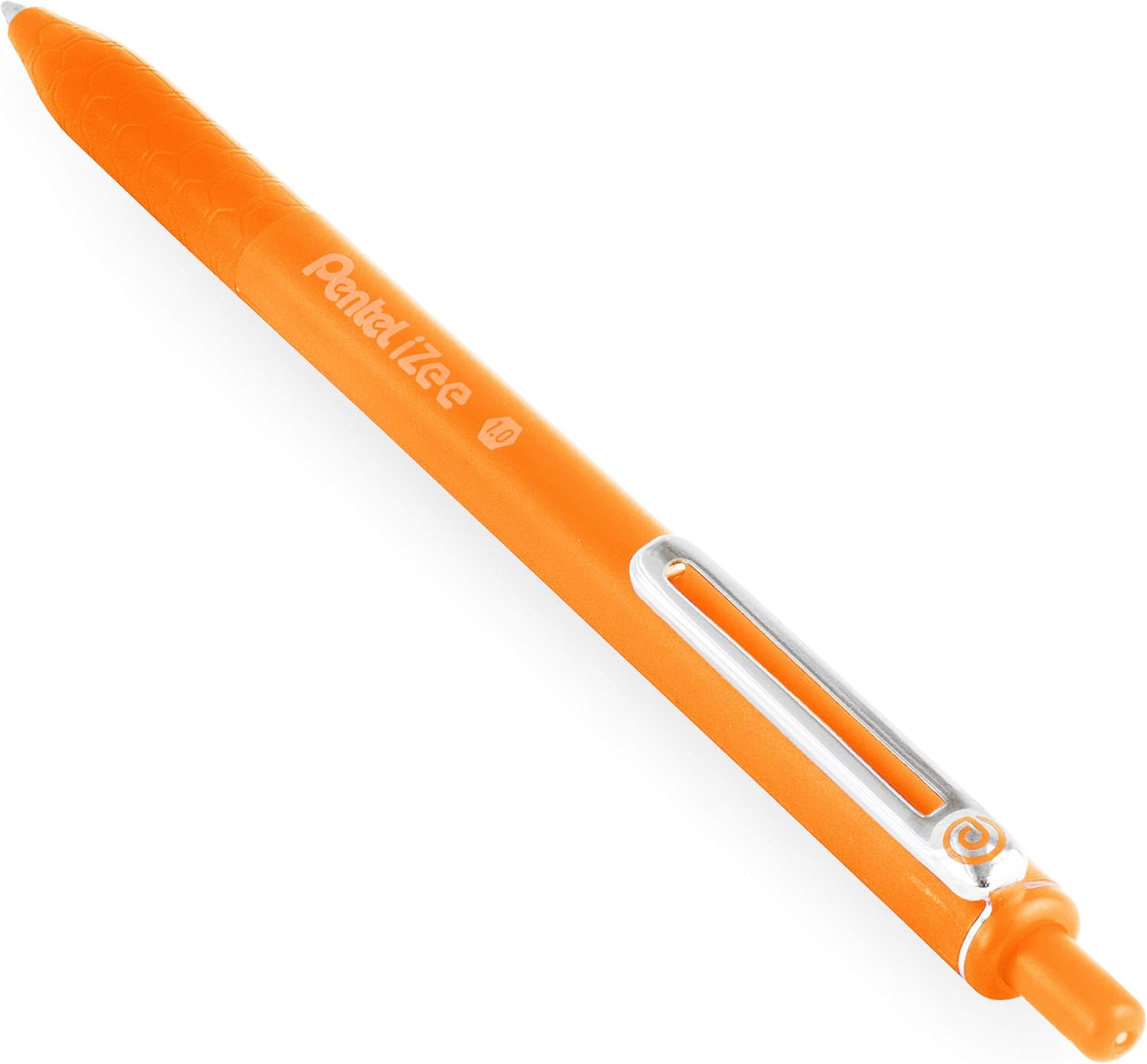 Pentel iZee BX470 Retractable Ballpoint Pen - 1.0mm - Orange - Pack of 14 - Image 5