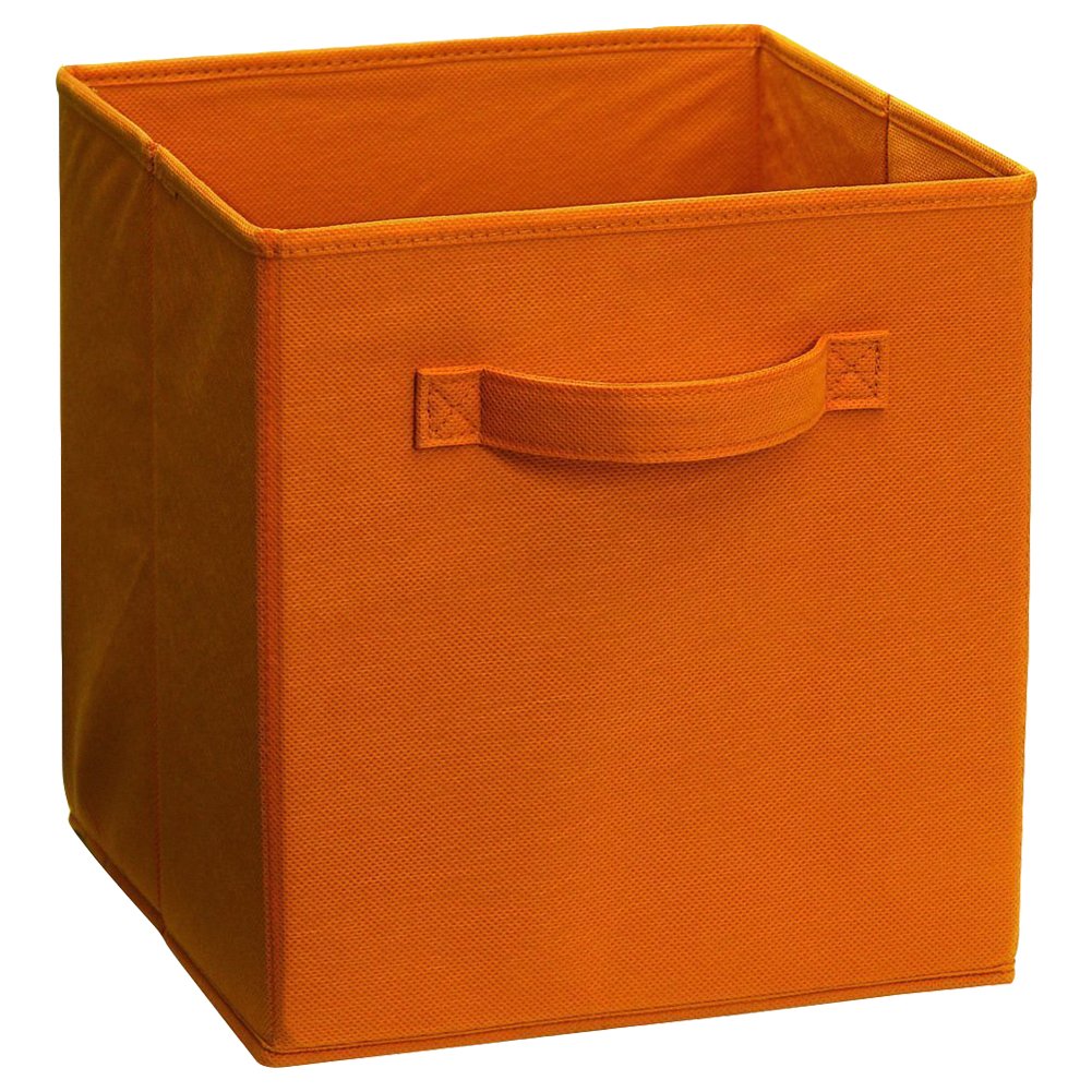 Amoyeric Square Folding Toy Cube Canvas Fabric Storage Boxes 31 x 31 x