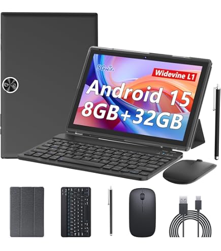 Amazon.com : Android 15 Tablet, 10 Inch 8GB RAM+32GB ROM+1TB