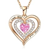 Women's Jewelry Birthstone Necklace for Wife