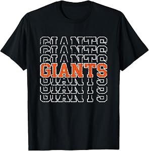 Giants Vintage Gift for Men Women Boys Girls Kids T-Shirt